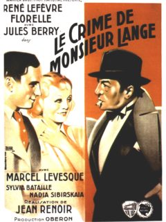 LE CRIME DE MONSIEUR LANGE